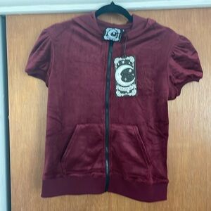 Killstar Dee-Lux Velvet Hoodie Large